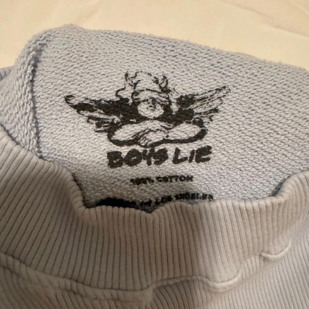 Boys Lie Light Blue Graphic Crewneck Sweater - Picture 6 of 8
